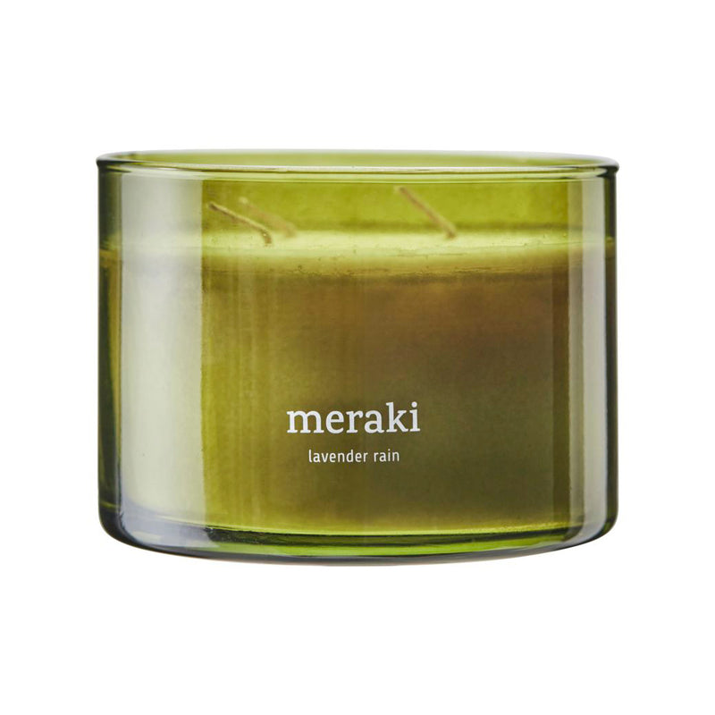 Meraki - Duftkerze | single / Ø 10 cm / Lavender rain