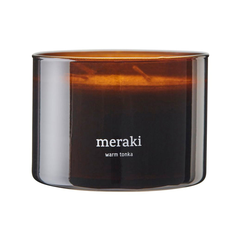 Meraki - Duftkerze | single / Ø 10 cm / Warm tonka