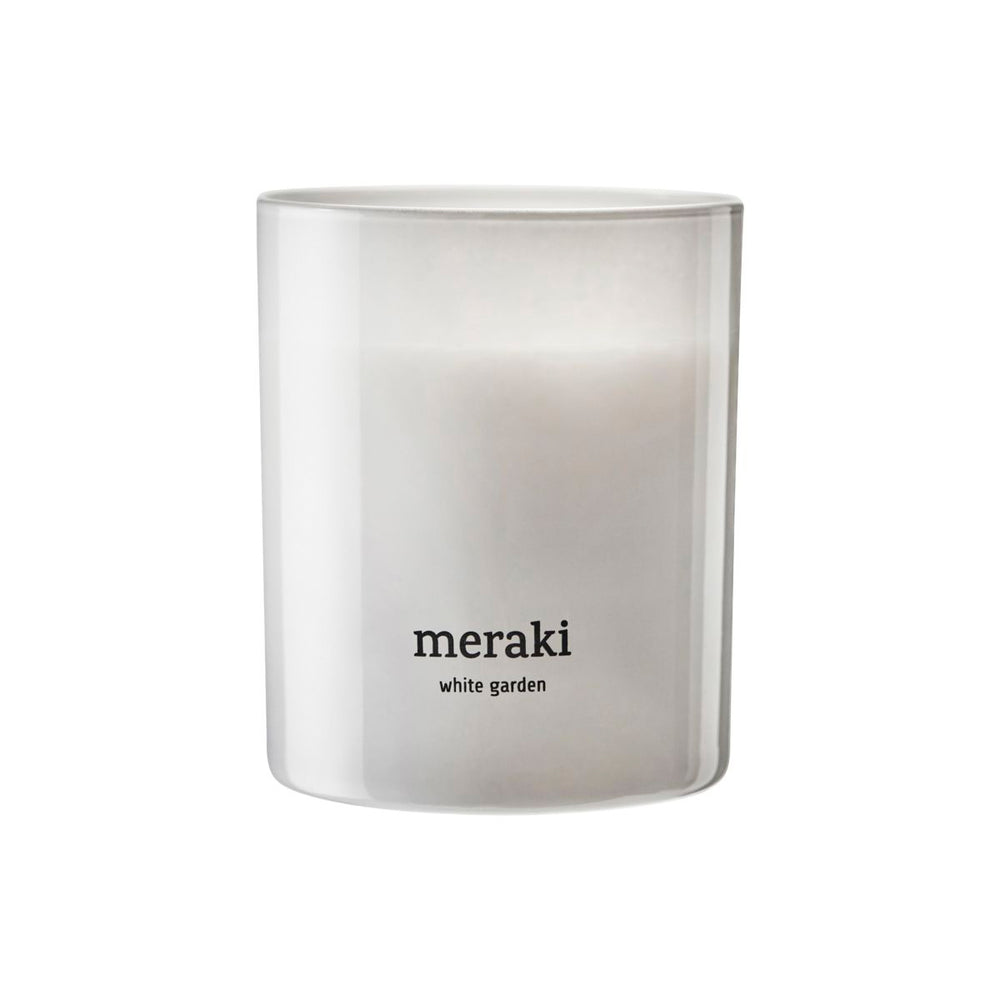 Meraki - Duftkerze | single / Ø 8 cm / White garden
