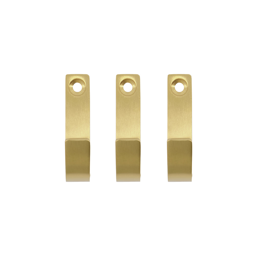 Meraki - Thapsus Haken | mattes Messing-Finish
