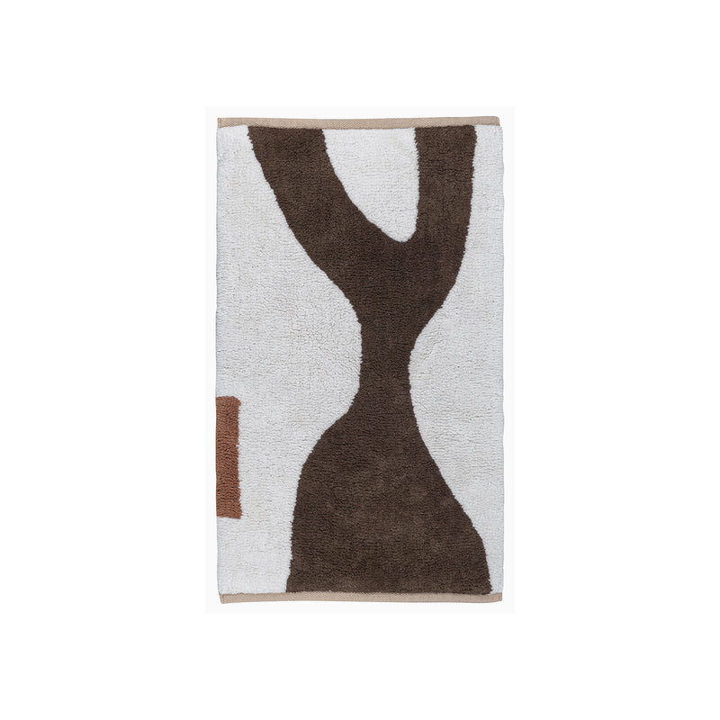 Mette Ditmer - Figura Teppich | 80 x 50 cm / braun