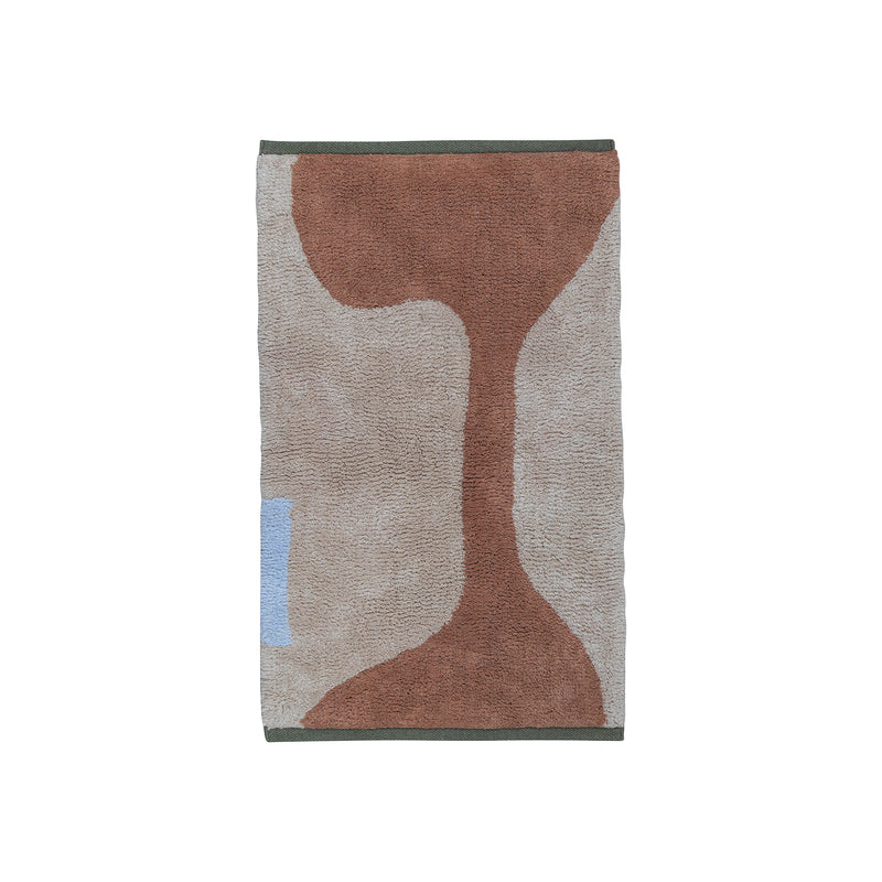 Mette Ditmer - Figura Teppich | 80 x 50 cm / brick