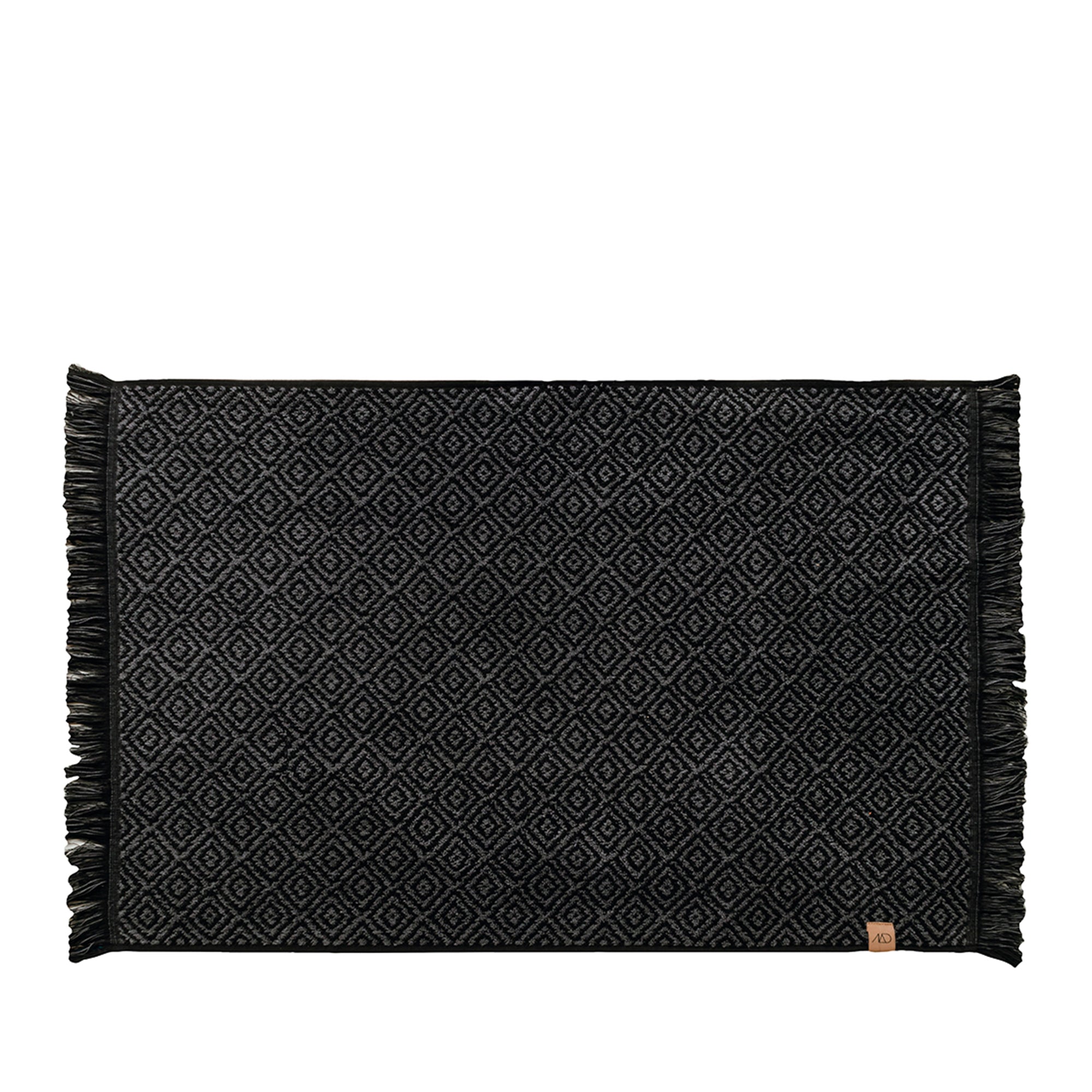 Mette Ditmer - Morocco Badematte | schwarz/grau