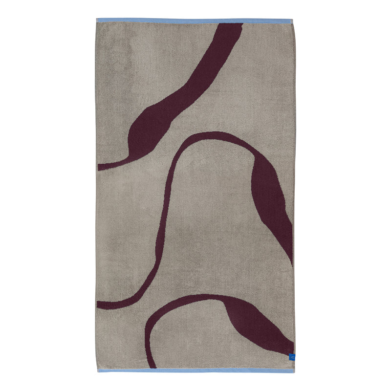 Mette Ditmer - Nova Arte Badehandtuch | wine/sand