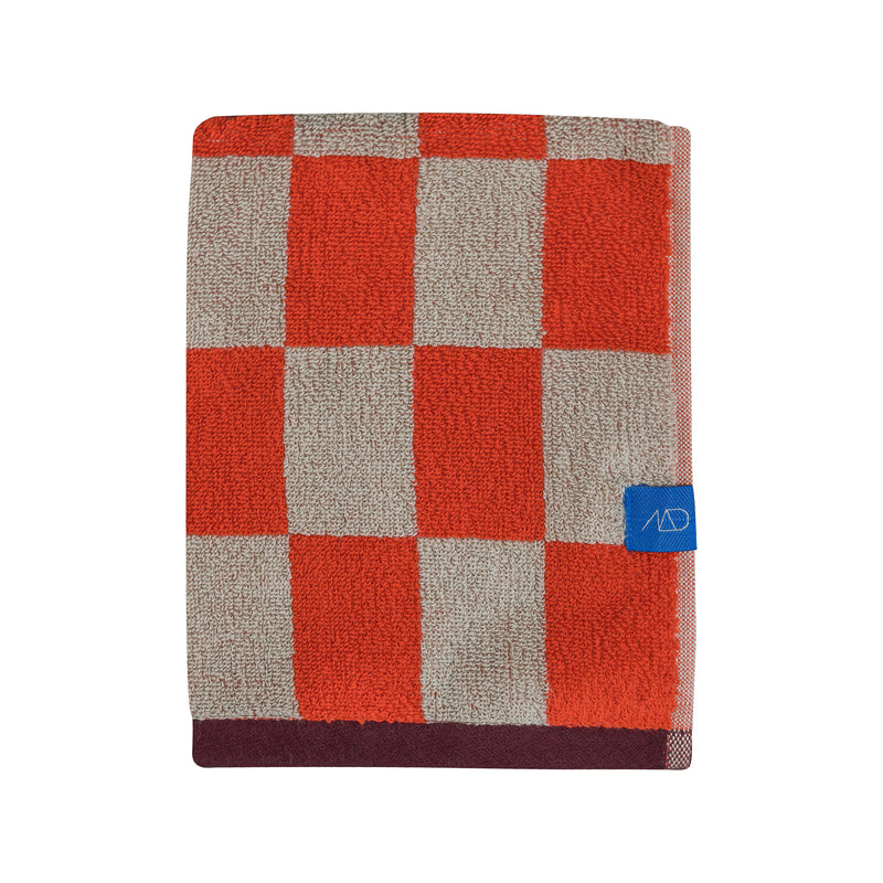 Mette Ditmer - Retro Handtuch | dunkelorange