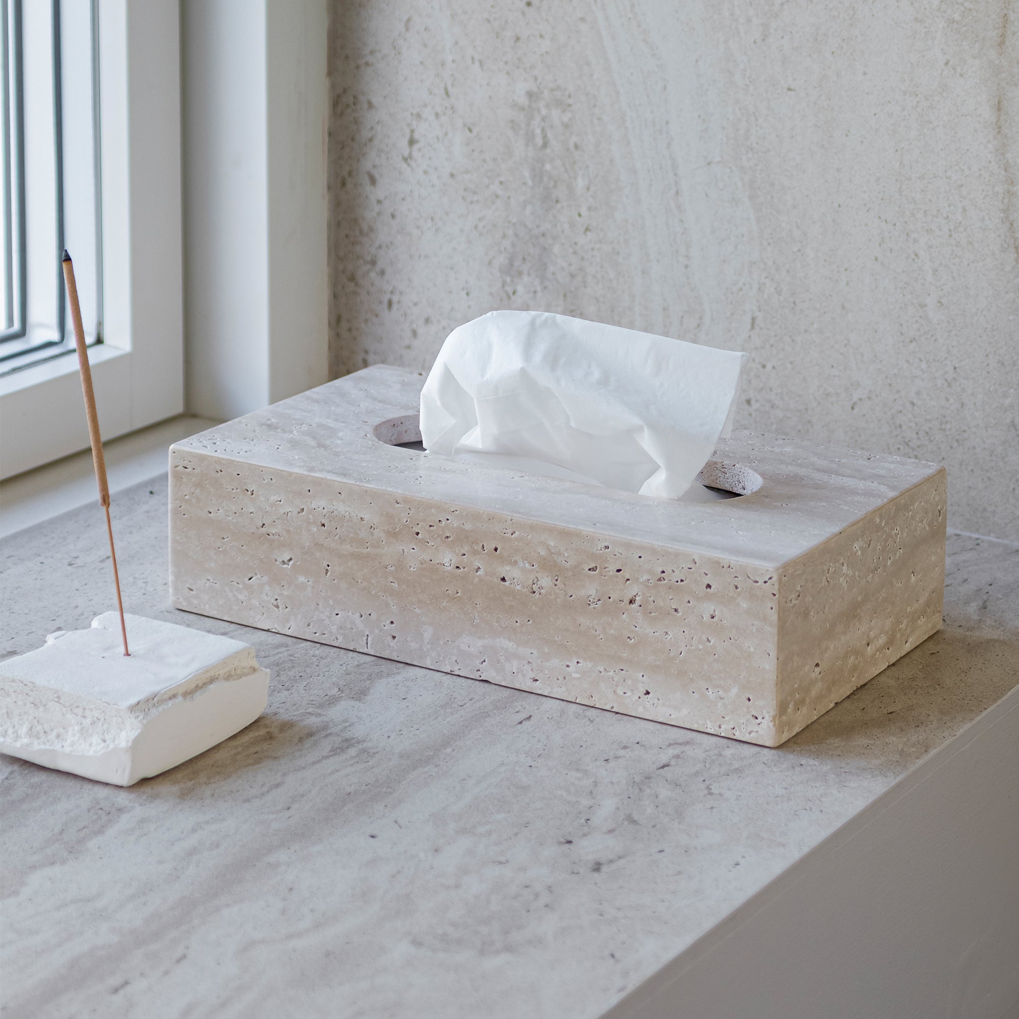 Mette Ditmer - Travertine Kosmetiktuchbox | 