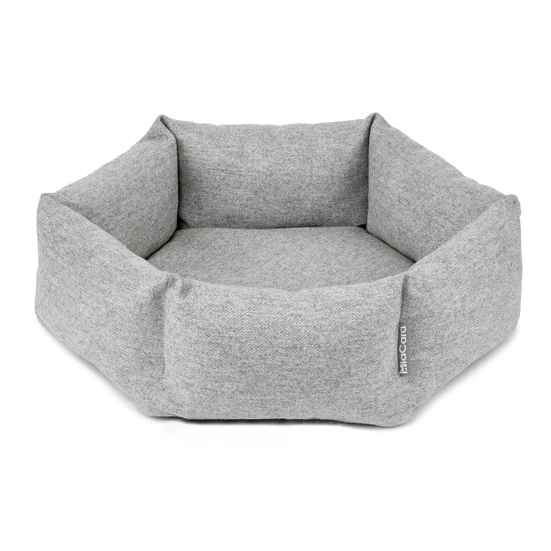 MiaCara - Calma Katzenbett Hexagon | kiesel