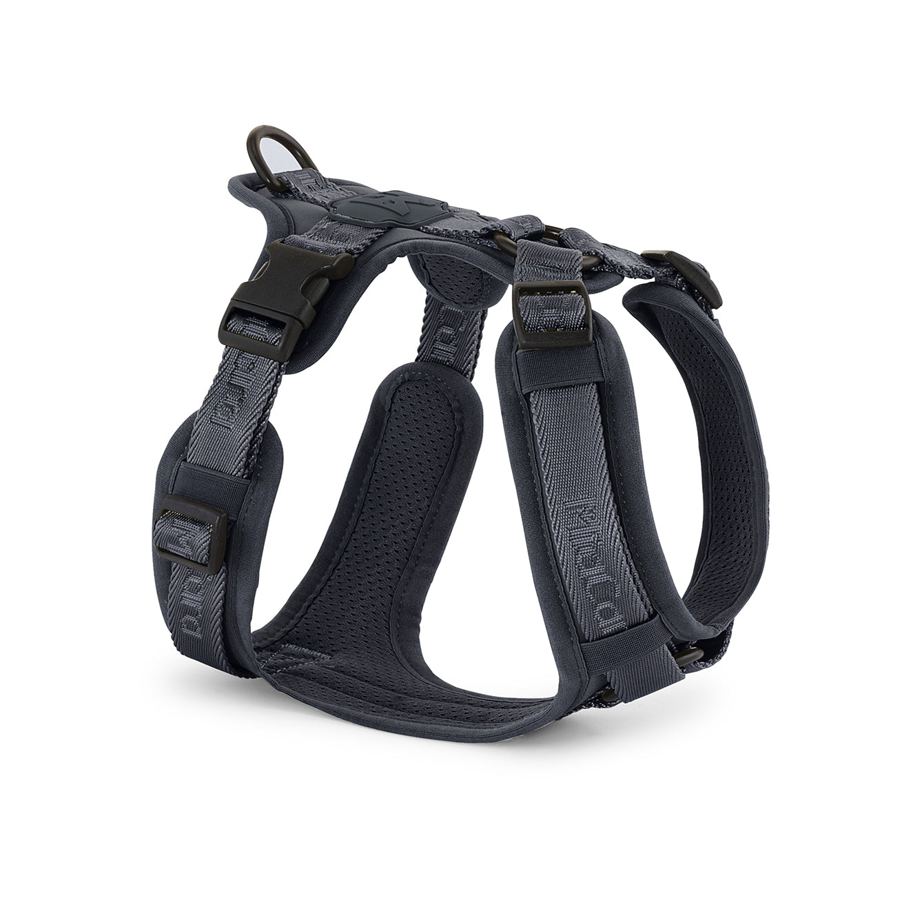 MiaCara - Modena Hundegeschirr | XS / asphalt