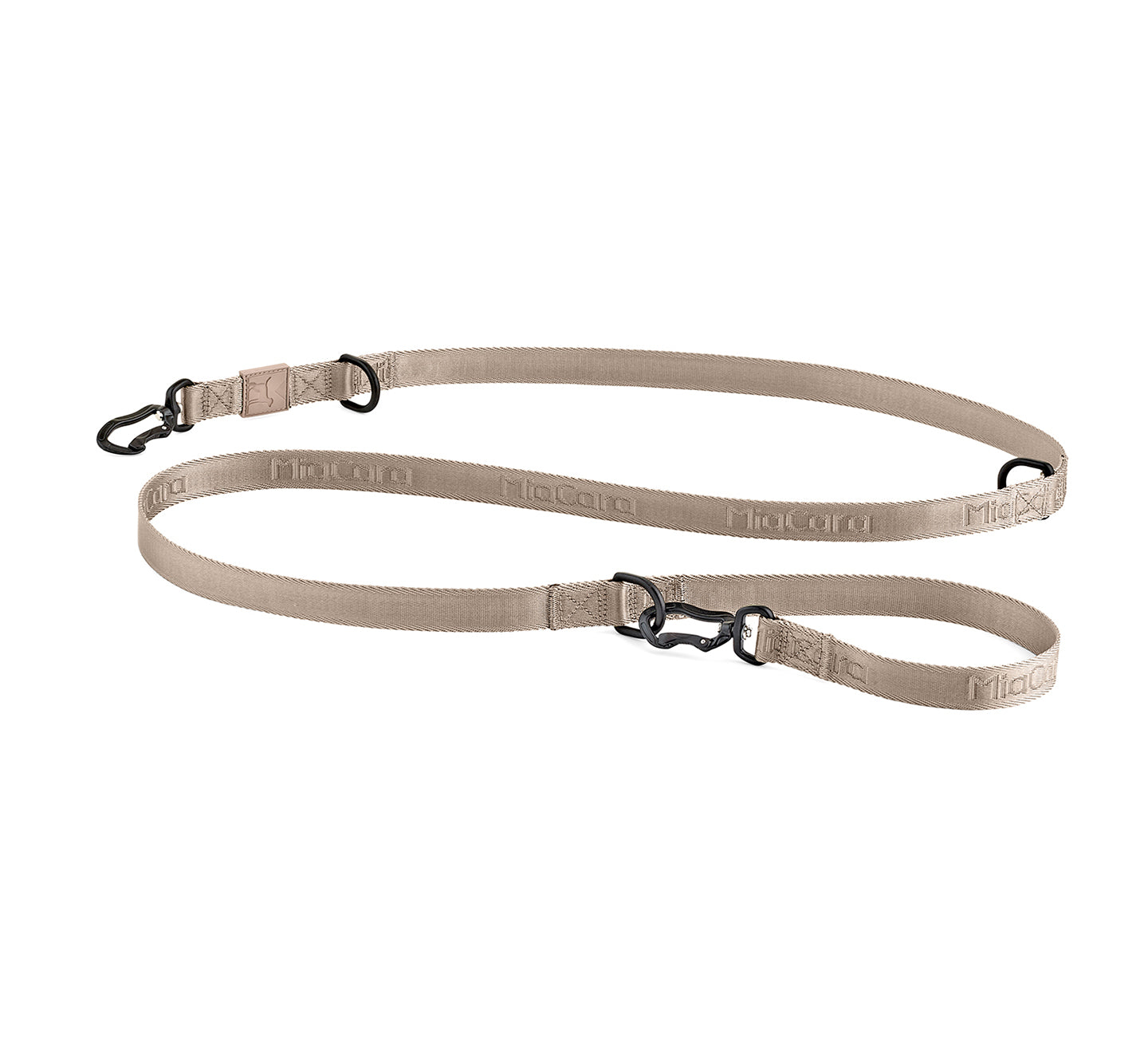 MiaCara - Modena Hundeleine | 200 cm / greige