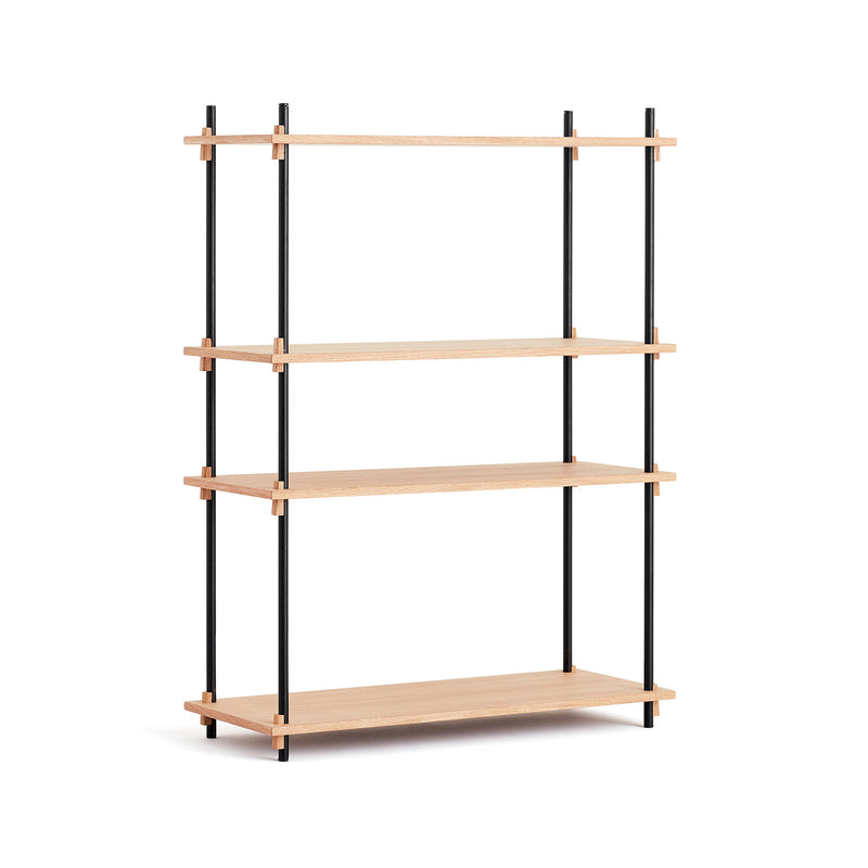 Moebe - Shelving System | Eiche geölt / Medium Single / schwarz