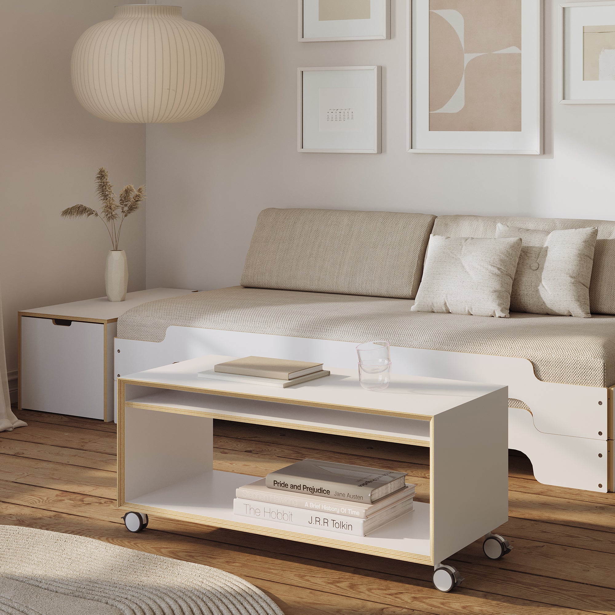 Müller Small Living - Vertiko Loop Beistelltisch | weiß