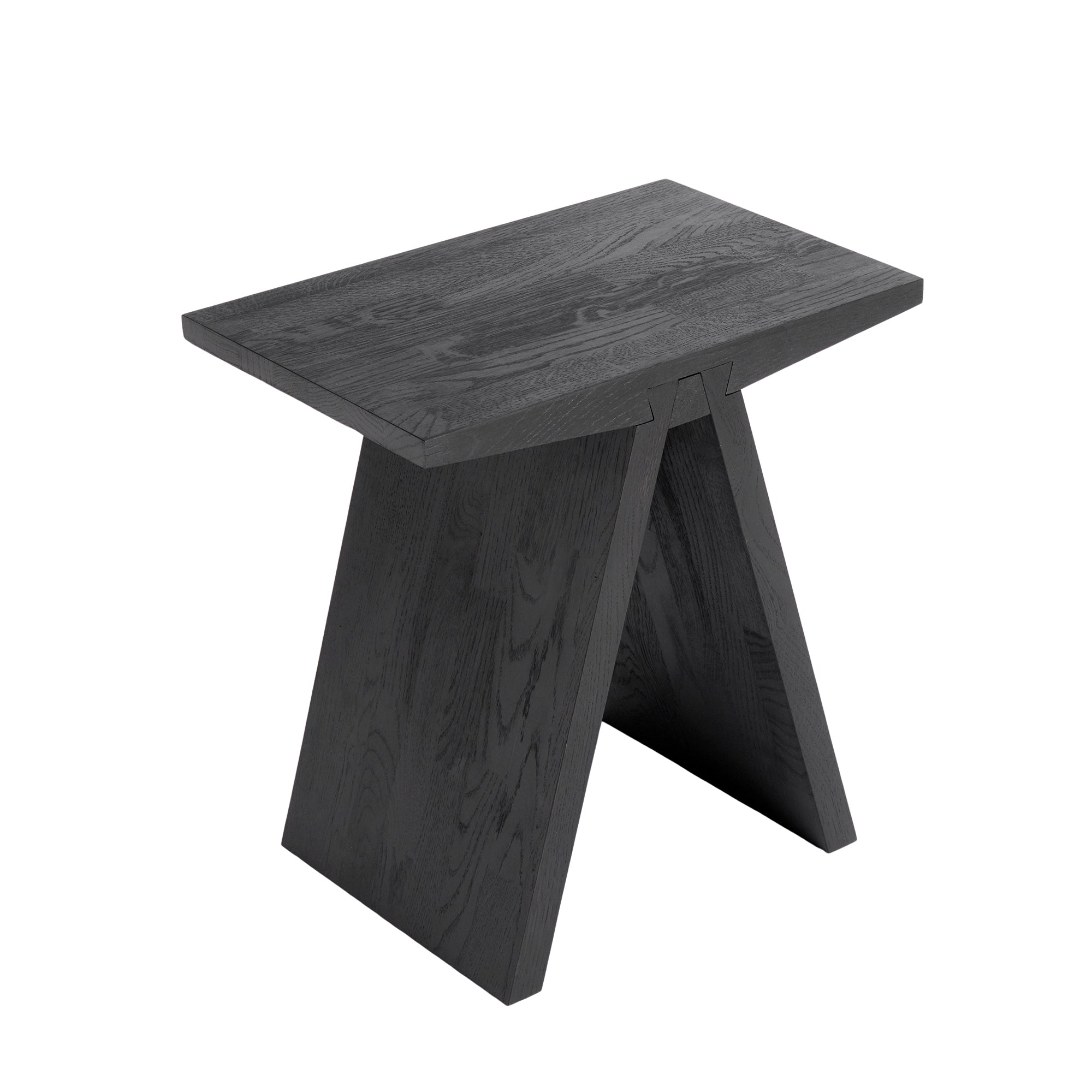 Muubs - Angle Hocker | Eiche schwarz lackiert