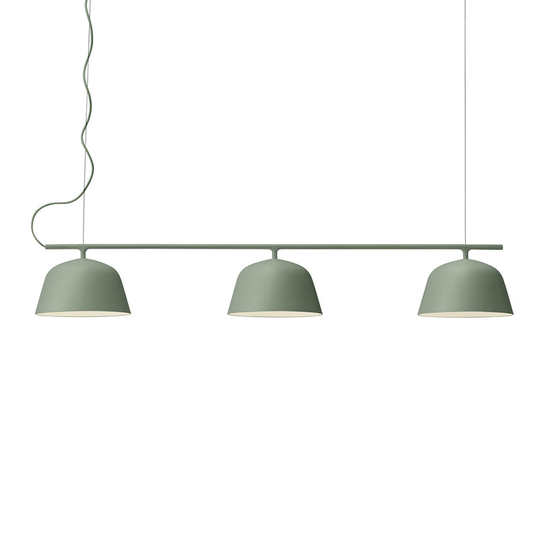 Muuto - Ambit Rail Pendelleuchte | nebelgrün