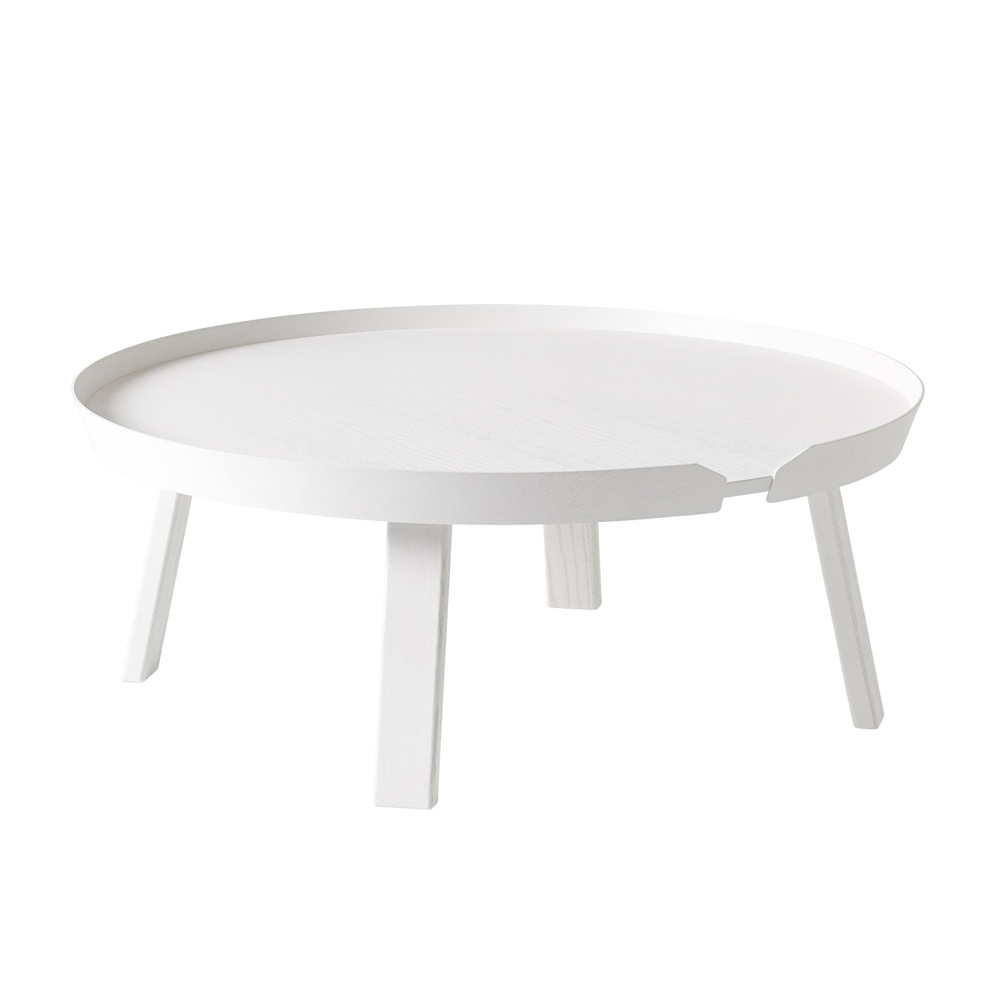 Muuto - Around Couchtisch | Ø 95 cm / weiß