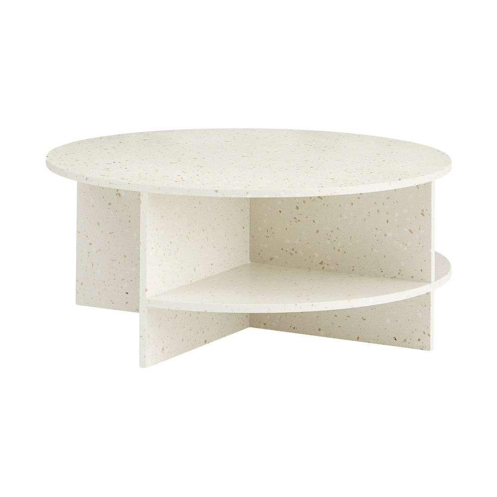 Muuto - Halves Couchtisch | off-white terrazzo