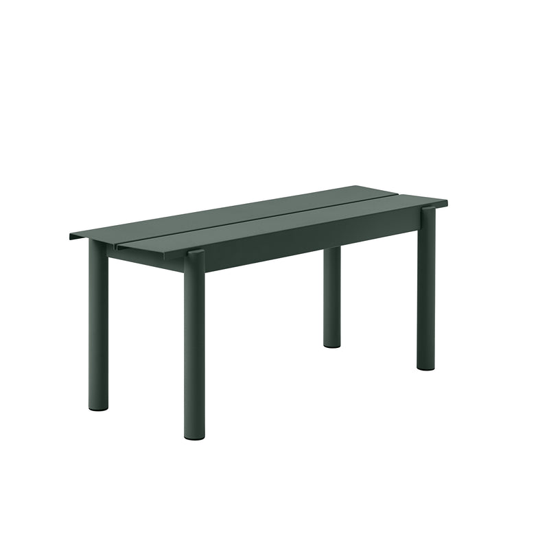 Muuto - Linear Steel Bank | 110 cm / dunkelgrün