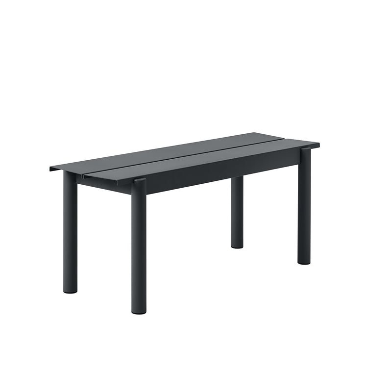 Muuto - Linear Steel Bank | 110 cm / schwarz