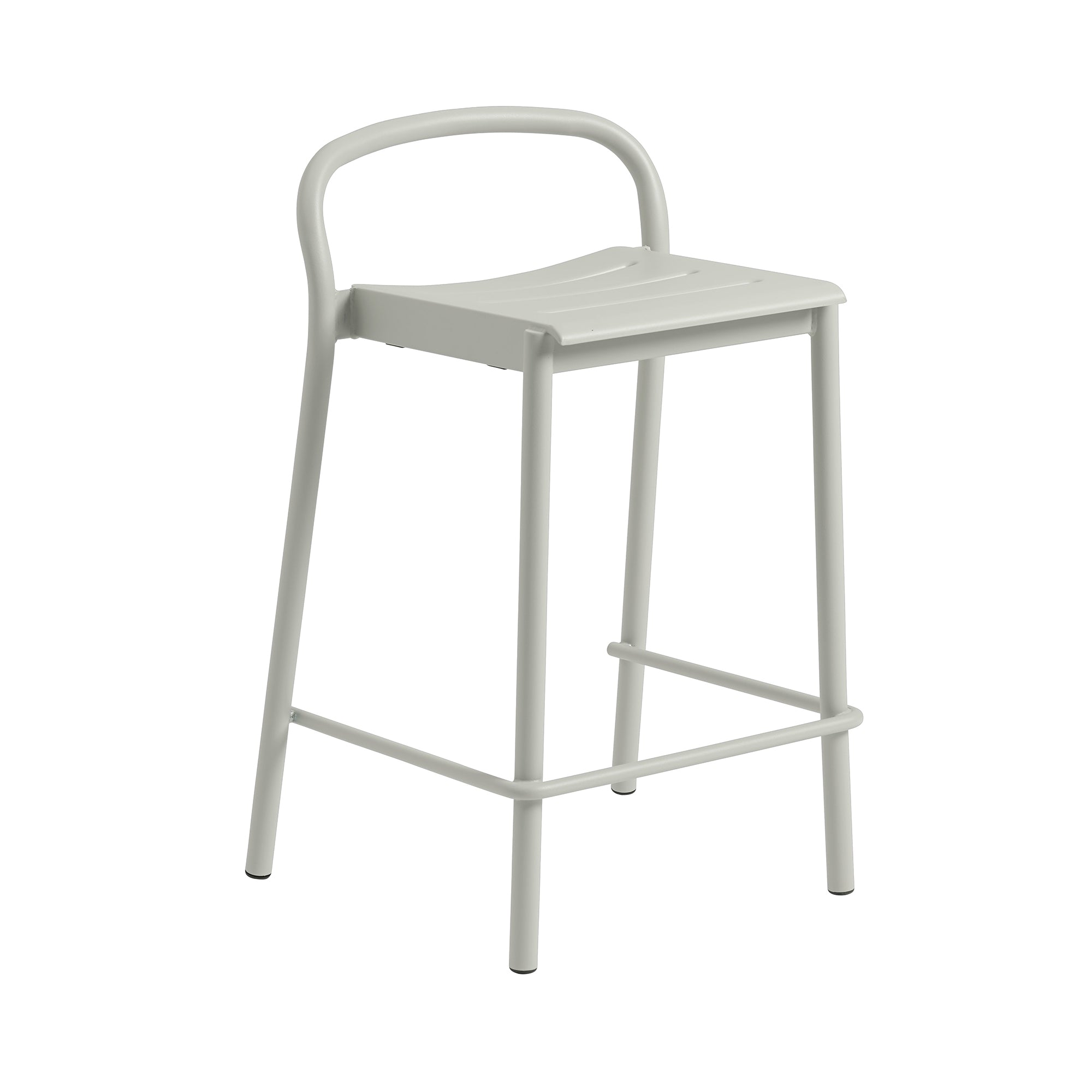 Muuto - Linear Steel Barhocker Outdoor | 65 cm / grau