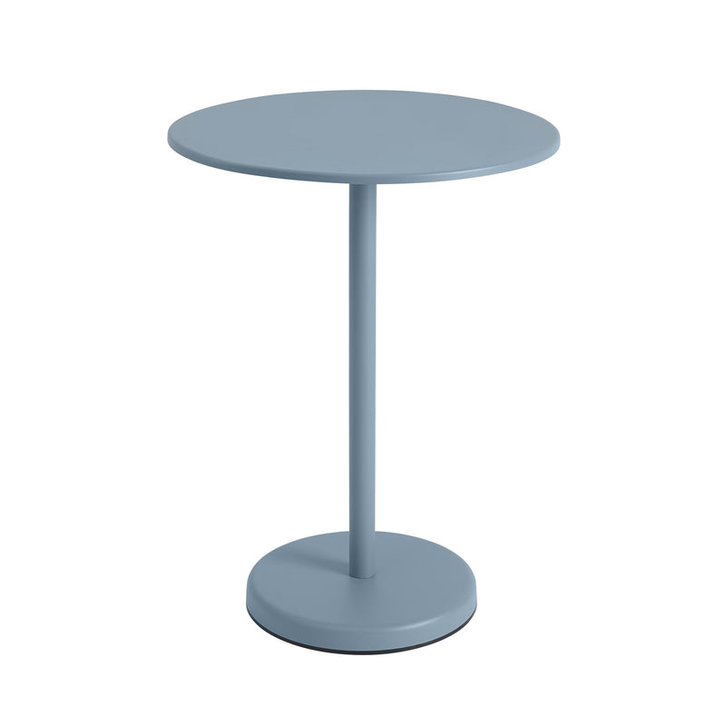 Muuto - Linear Steel Bistrotisch | Ø 70 x H 95 cm / hellblau