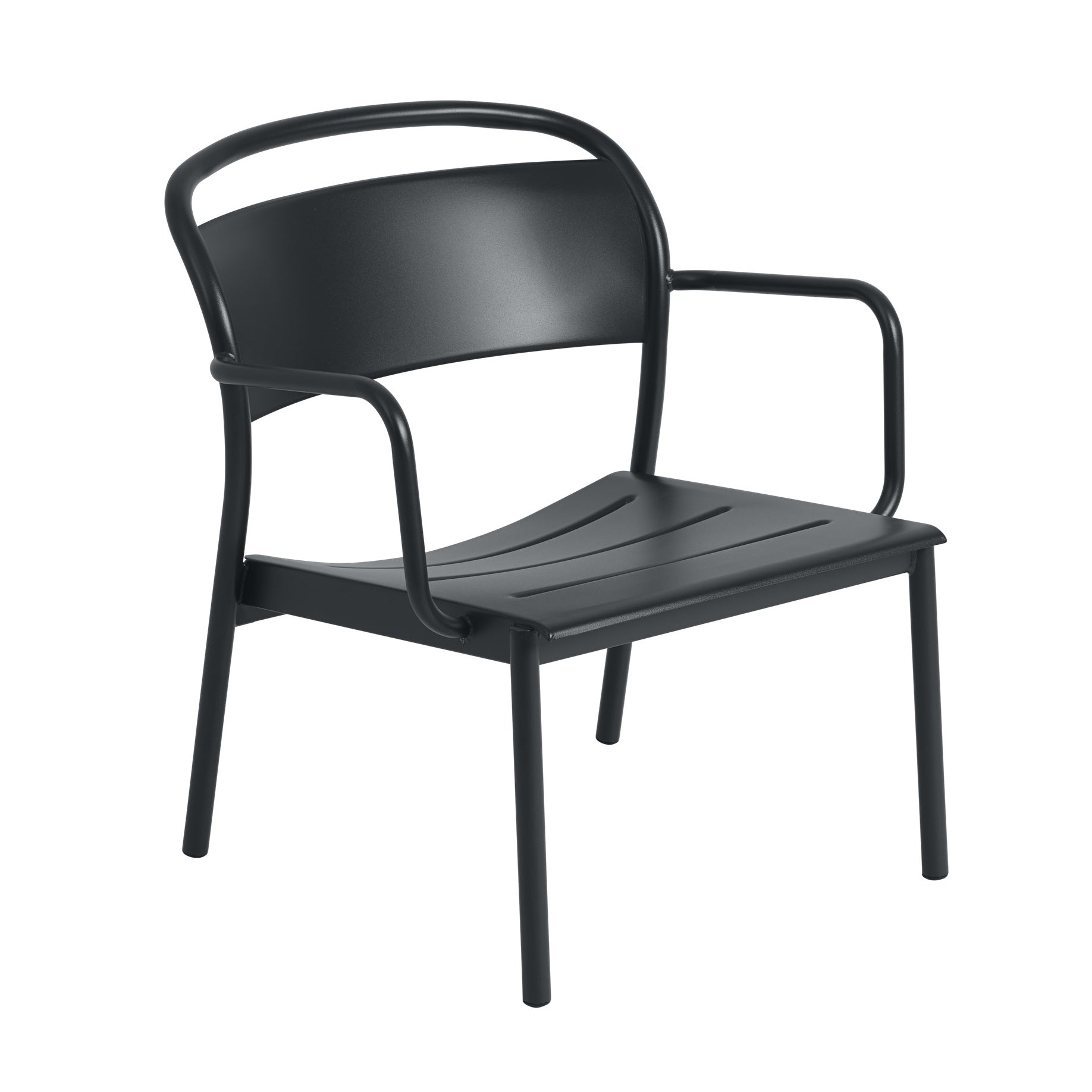 Muuto - Linear Steel Lounge Armchair | schwarz