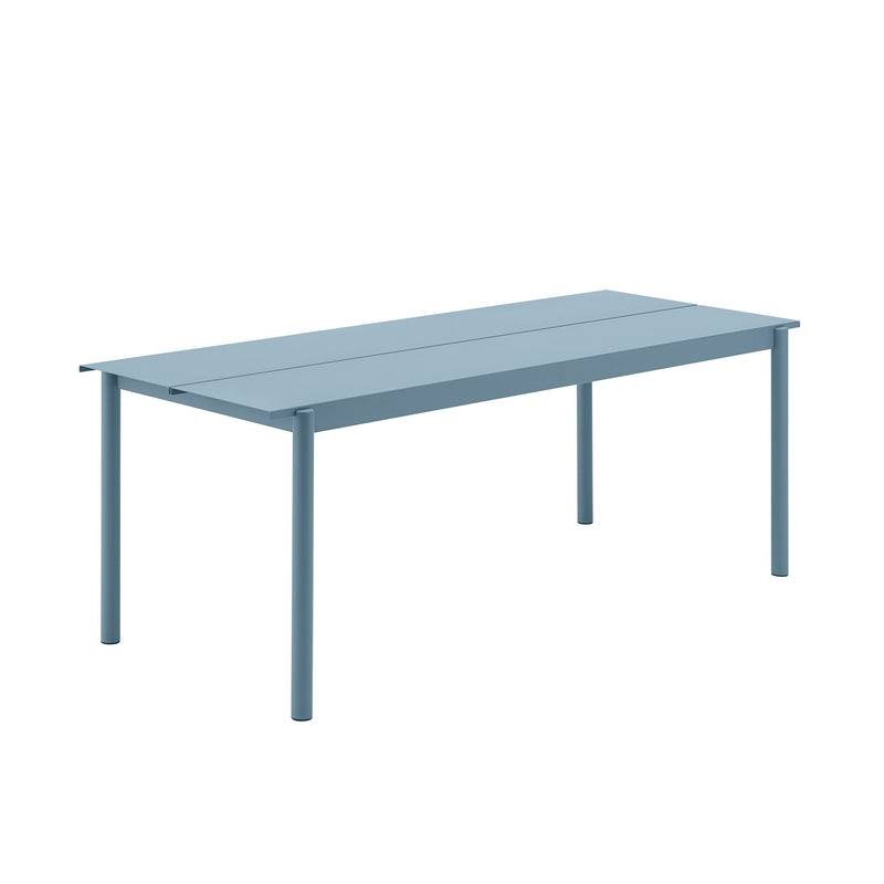 Muuto - Linear Steel Tisch | 200 x 75 cm / hellblau