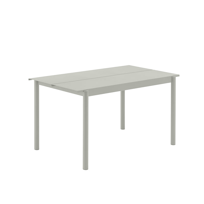 Muuto - Linear Steel Tisch | 140 x 75 cm / grau