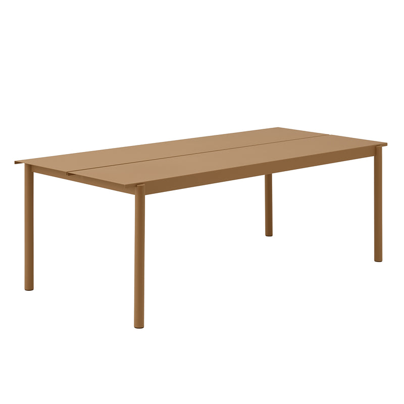 Muuto - Linear Steel Tisch | 220 x 90 cm / orange