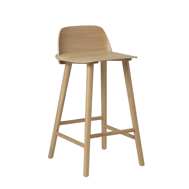 Muuto - Nerd Barhocker | H 65 cm / Eiche natur