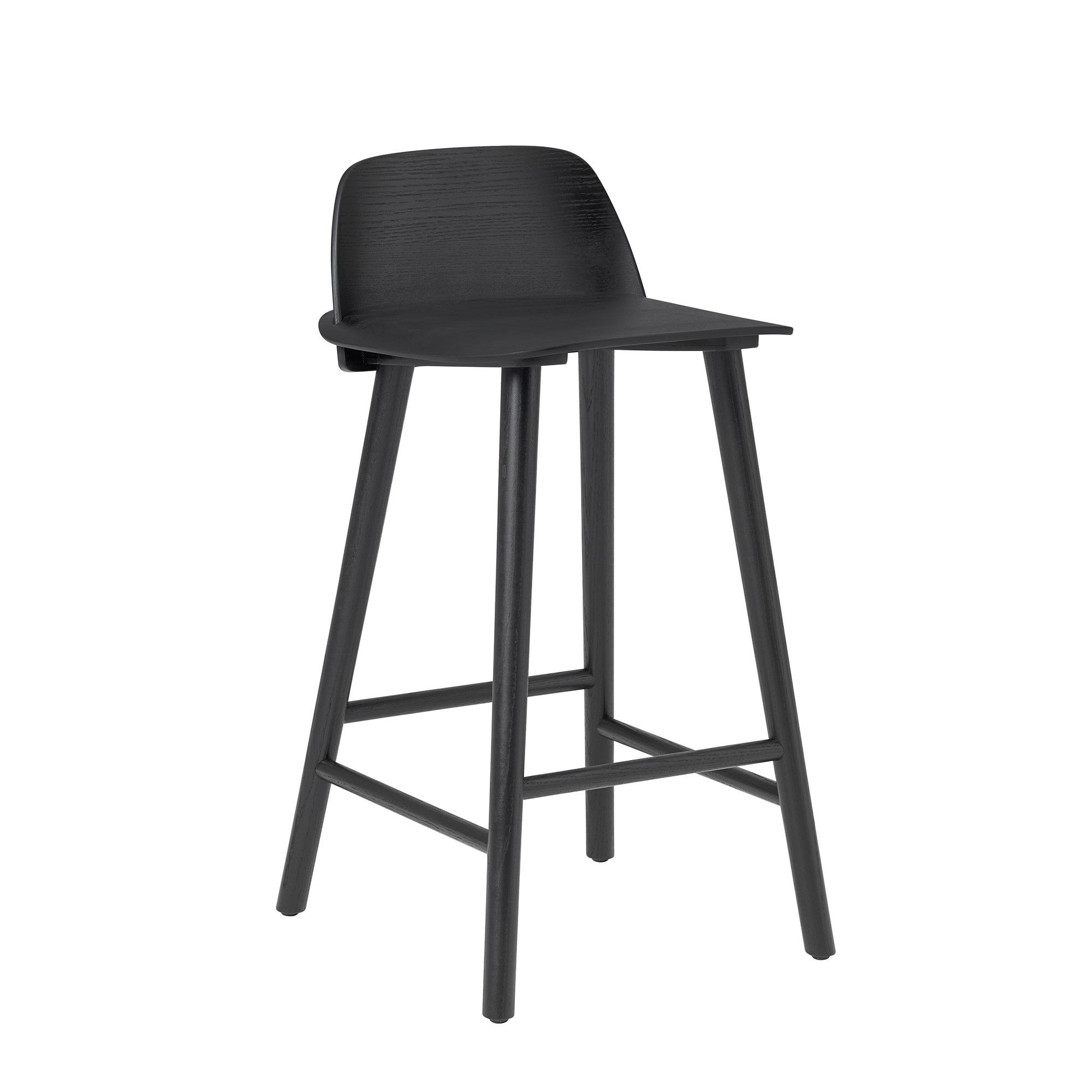 Muuto - Nerd Barhocker | H 65 cm / schwarz