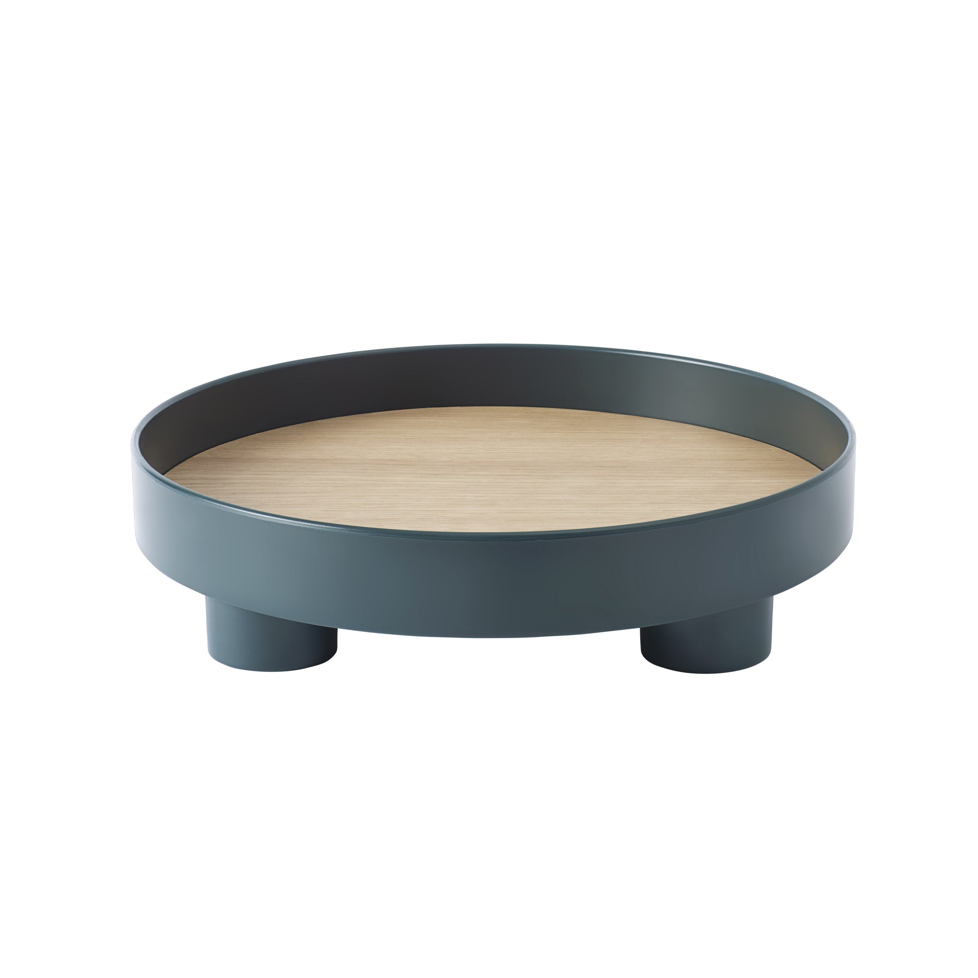 Muuto - Platform Tablett | grau, dunkelgrün