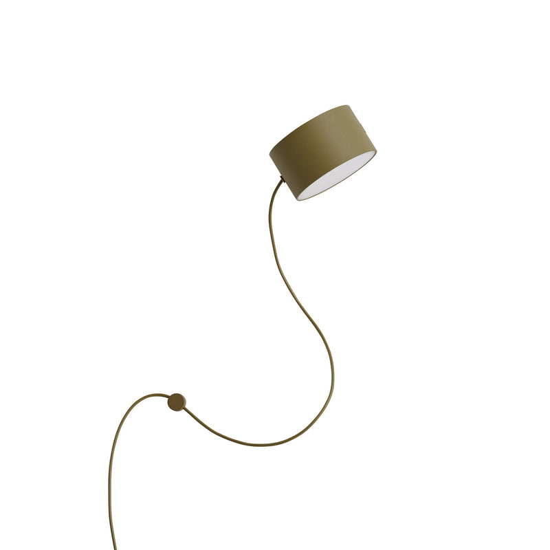 Muuto - Post LED-Wandleuchte | braungrün