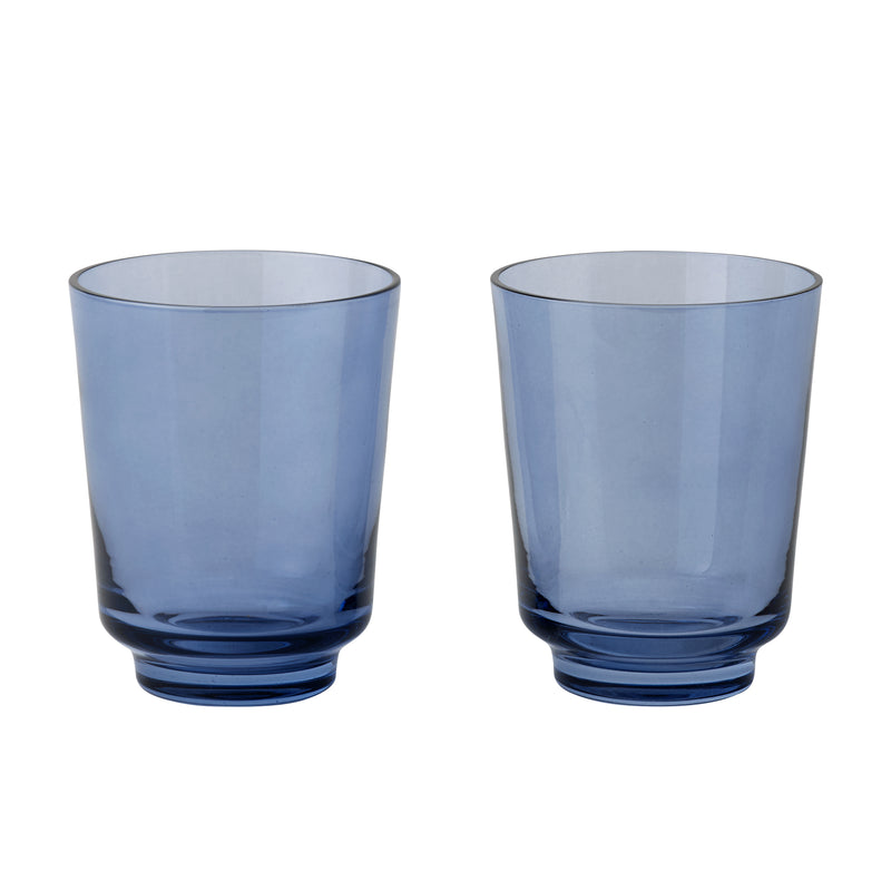 Muuto - Raise Trinkglas 2er-Set | 30 cl / dunkelblau