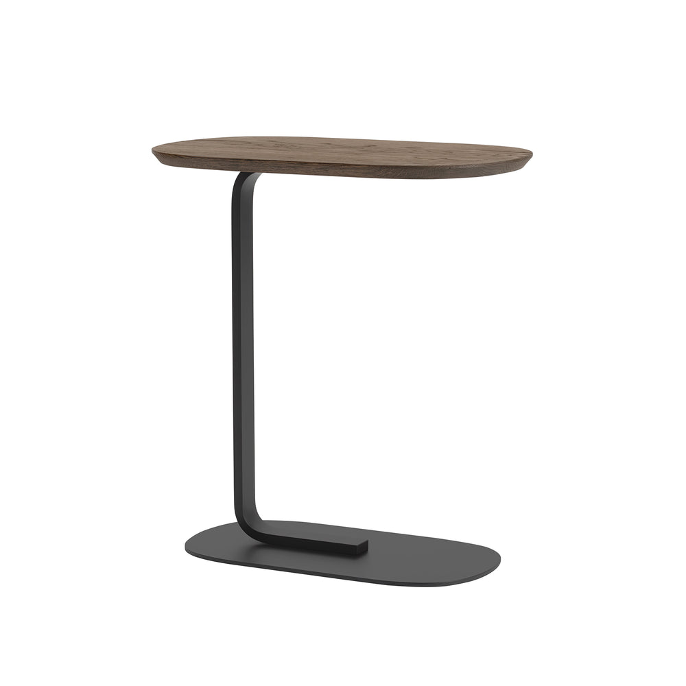 Muuto - Relate Side Table | 60,5 cm / Eiche geräuchert/schwarz