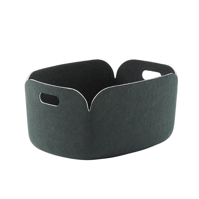 Muuto - Restore Aufbewahrungskorb | 48 x 35 cm / dunkelgrün