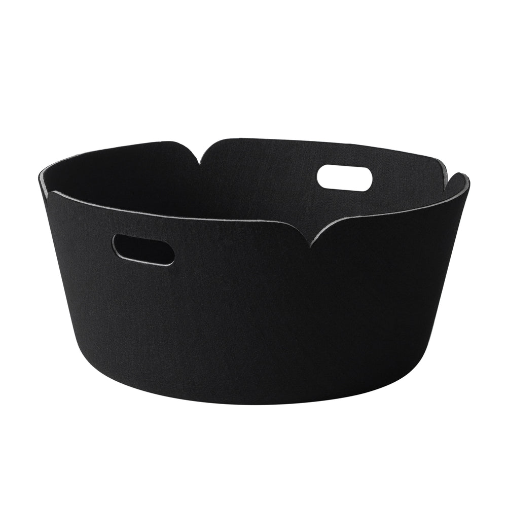 Muuto - Restore Runder Aufbewahrungskorb | schwarz