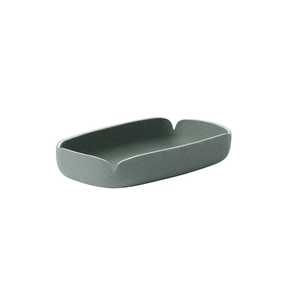 Muuto - Restore Tablett | 28 x 15,5 cm / nebelgrün