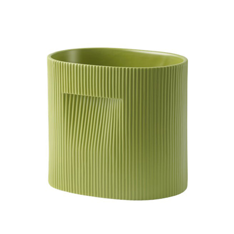 Muuto - Ridge Blumentopf | H 24 cm / moosgrün
