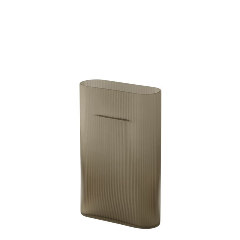 Muuto - Ridge Vase | H 35 cm / taupe