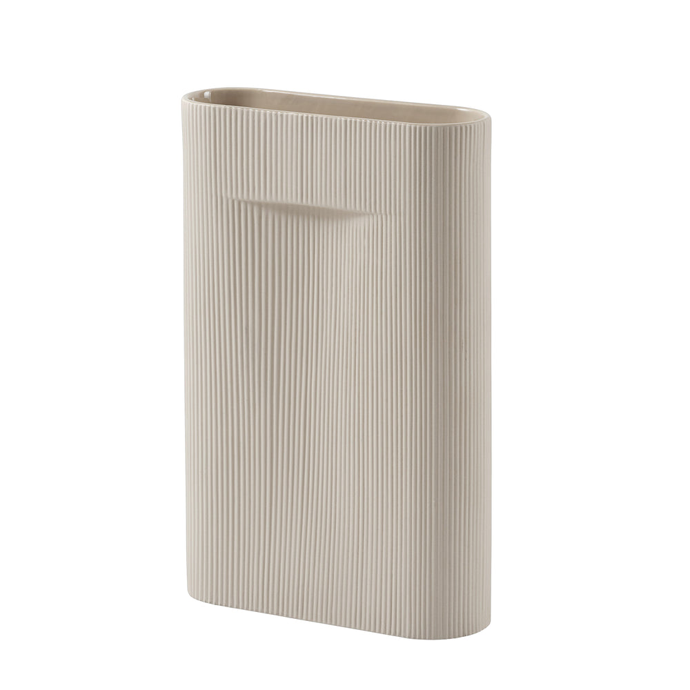 Muuto - Ridge Vase | H 48,5 cm / beige