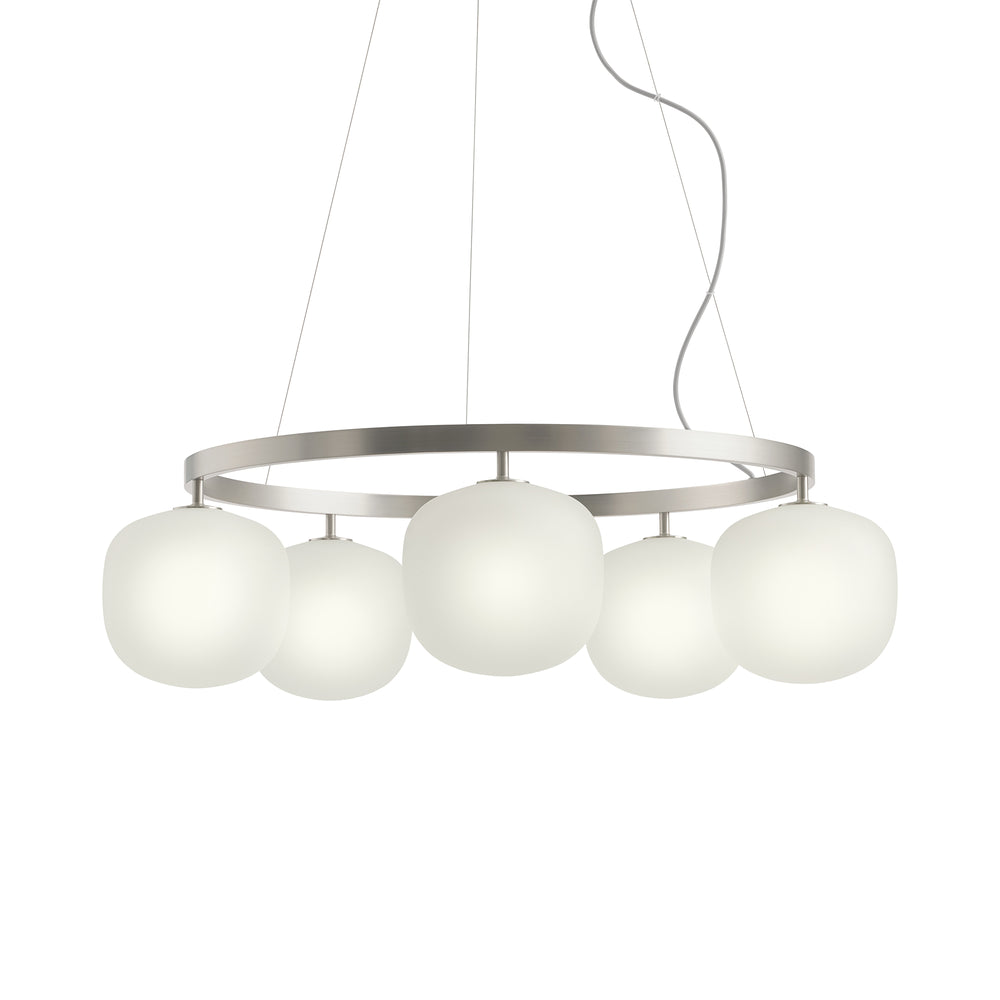 Muuto - Rime Kronleuchter | aluminium grey