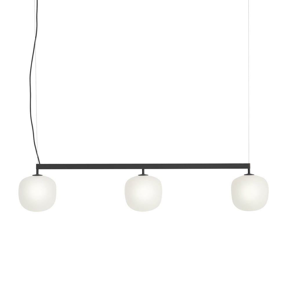Muuto - Rime Rail Pendelleuchte | schwarz