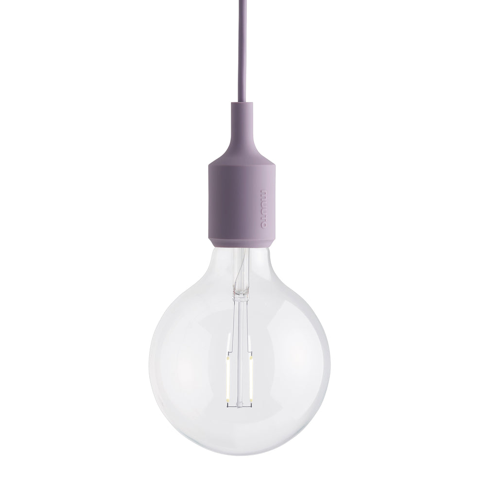 Muuto - Pendelleuchte E27-Socket LED | staubiges flieder