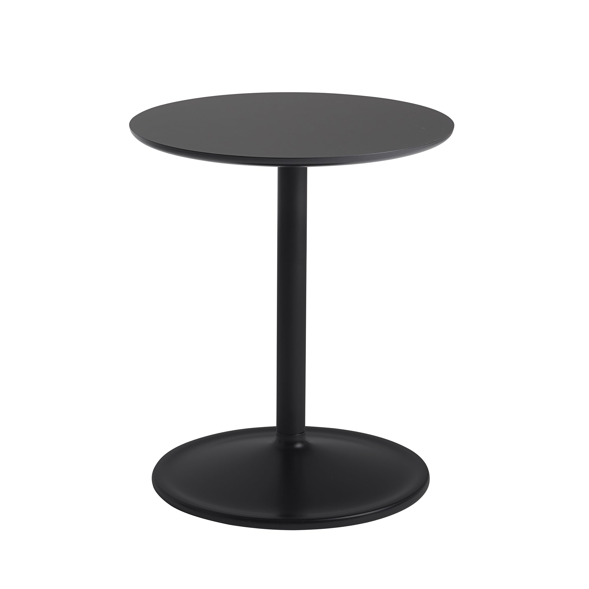 Muuto - Soft Beistelltisch | Ø 41 cm, H 48 cm / schwarz