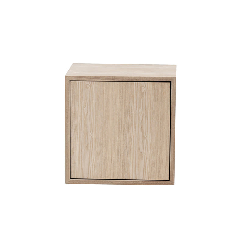 Muuto - Stacked Regalmodul mit Tür | eiche