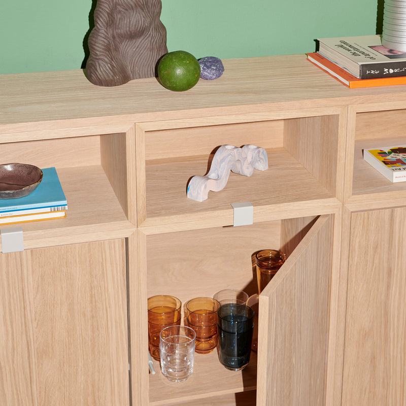 Muuto - Stacked Regalmodul mit Tür