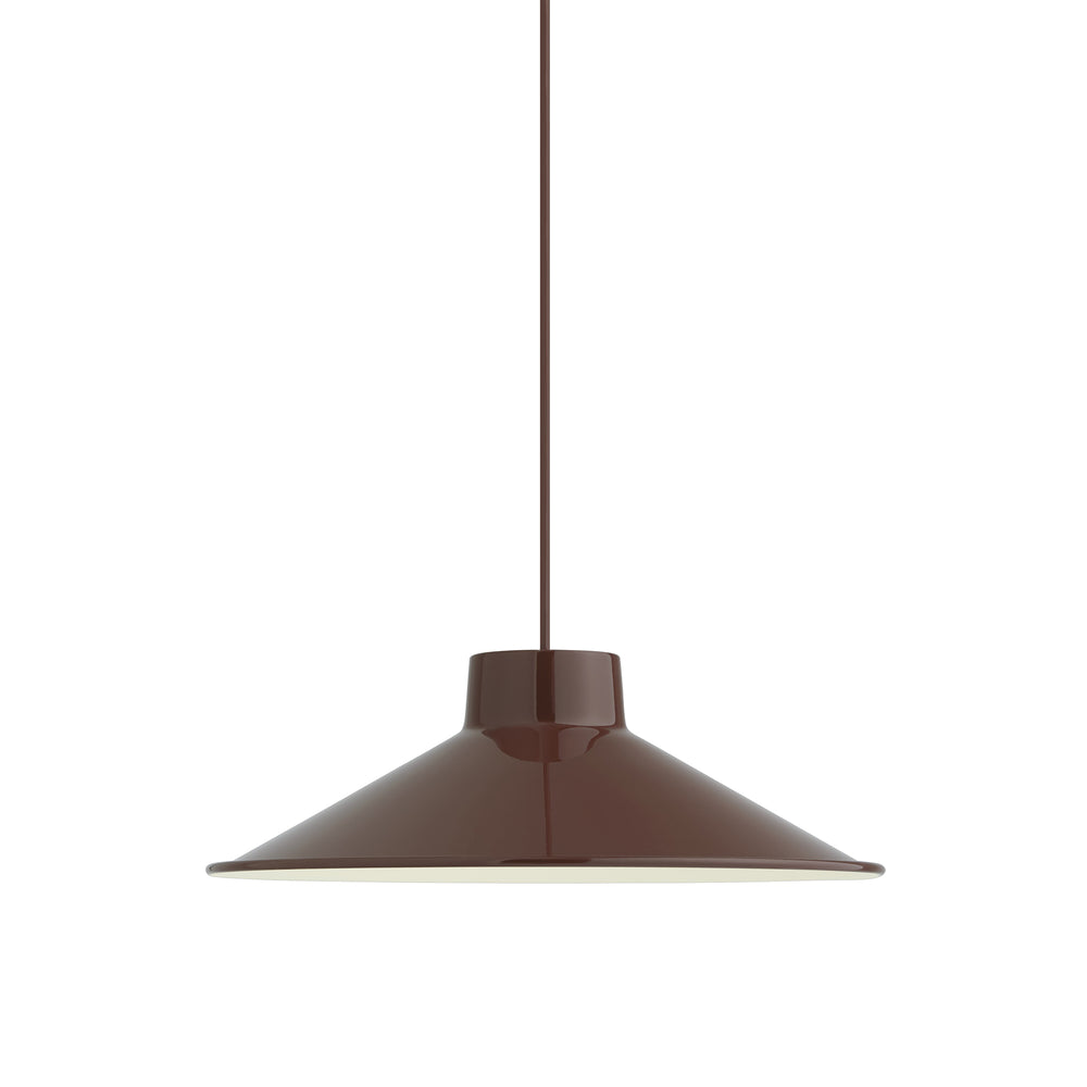 Muuto - Top Pendelleuchte LED | Ø 36 cm / dunkelrot