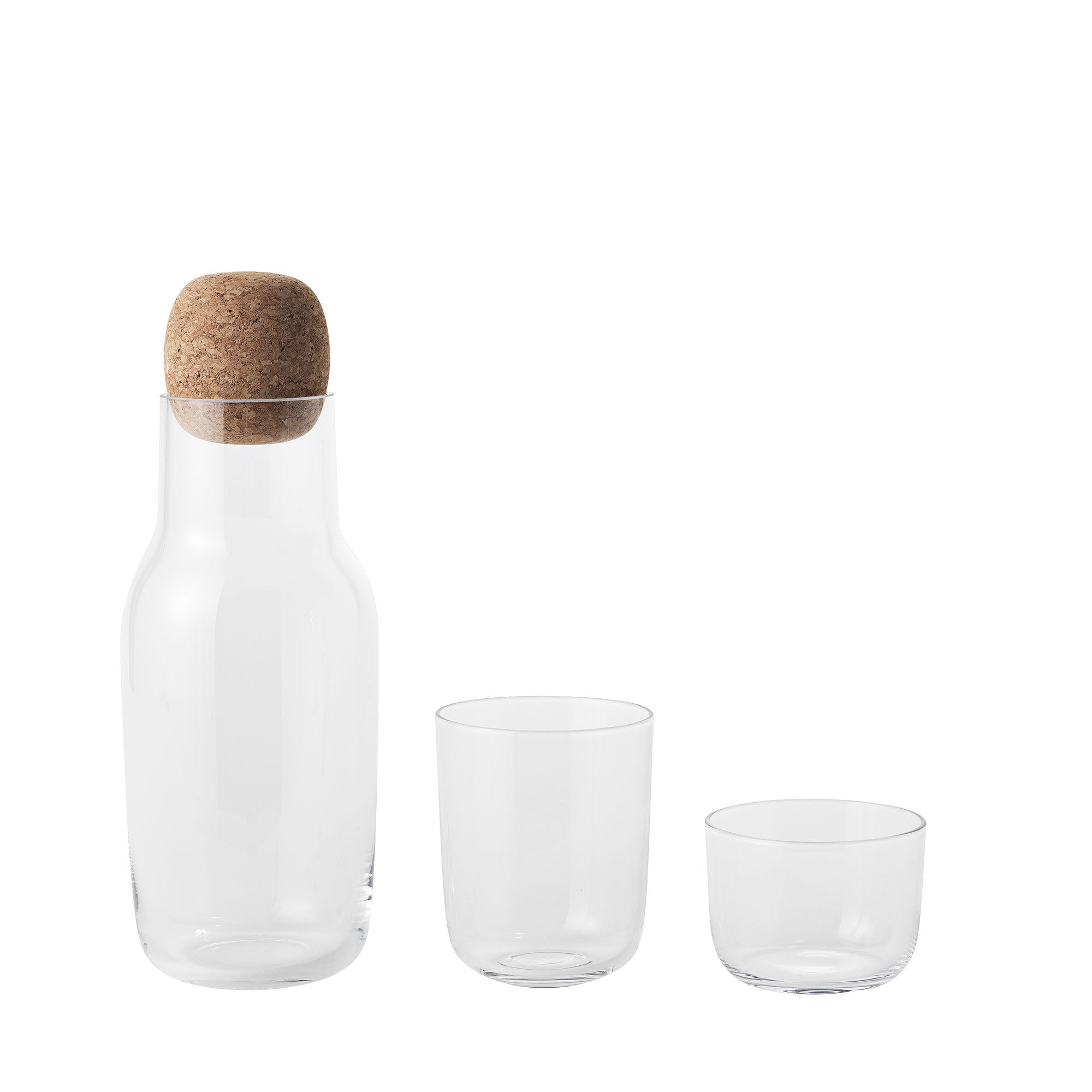 Muuto - Corky Trinkglas (4er-Set) | low / transparent
