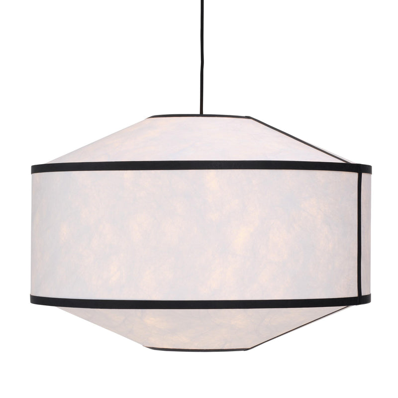 New Works - Kite Pendelleuchte | Ø 65 cm / black Tyvek