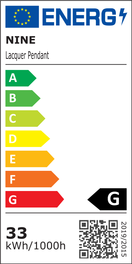 Suspension LED « Lacquer »