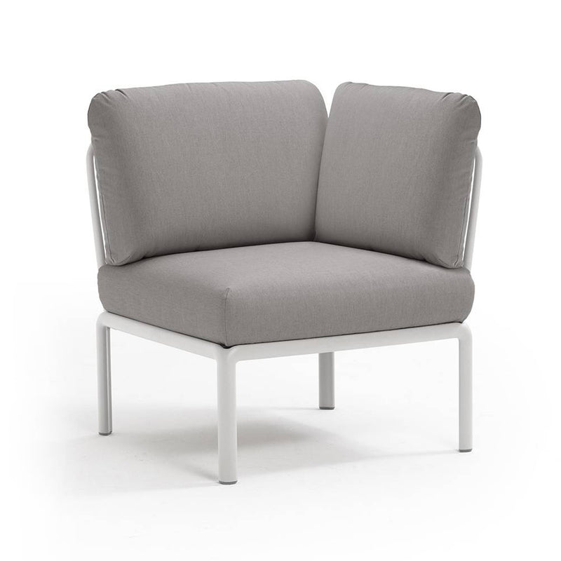Nardi - Komodo Modulsofa | Eckelement / weiß/grau